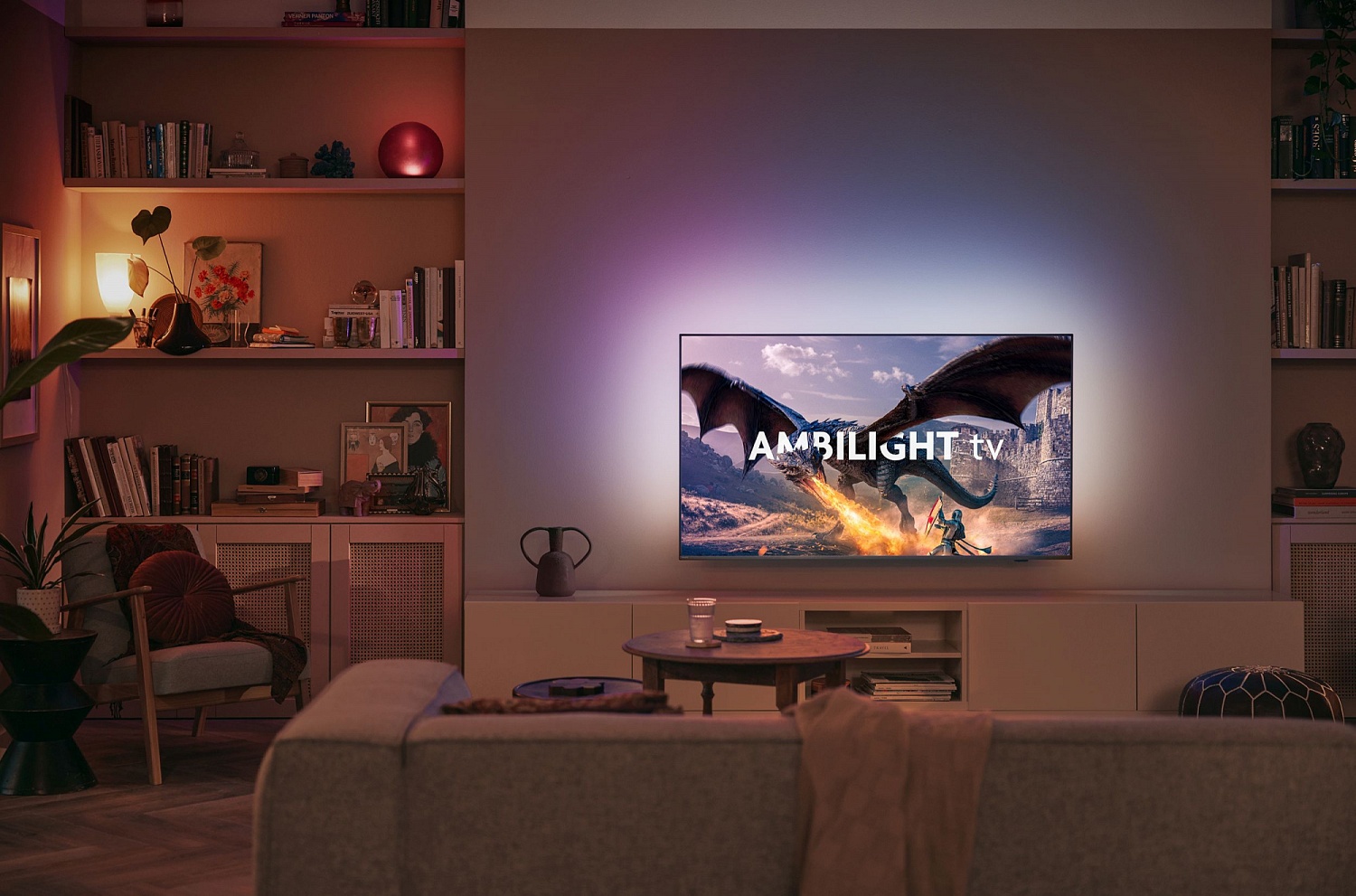 Телевизор LED Philips 65" 65PUS8848/12 Series 8 серебристый 4K Ultra HD 120Hz DVB-T DVB-T2 DVB-C DVB-S DVB-S2 USB WiFi Smart TV