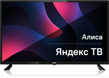 Телевизор LED BBK 31.5" 32LEX-7211/TS2C Яндекс.ТВ черный HD 60Hz DVB-T2 DVB-C DVB-S2 USB WiFi Smart TV