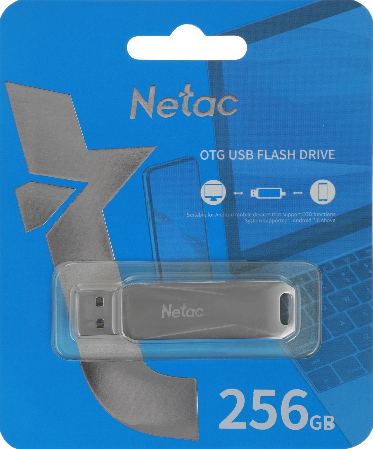 Носитель информации Netac U782C 256GB USB3.0+TypeC Dual Flash Drive