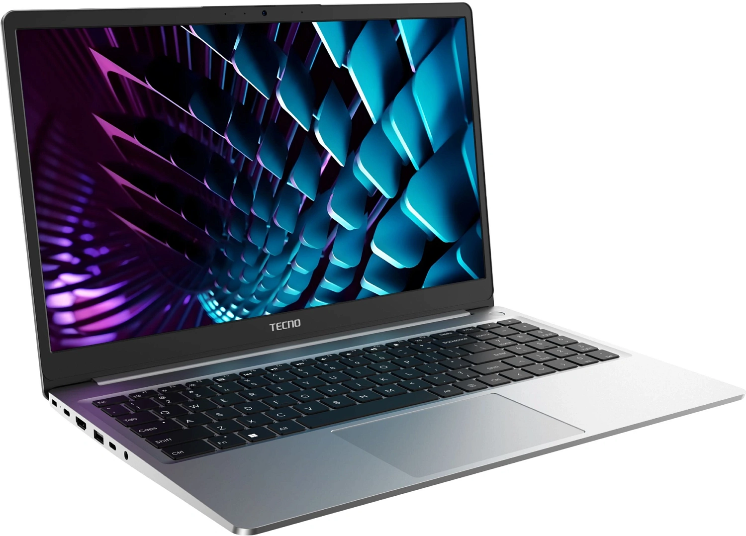 Ноутбук Tecno MegaBook K15SDA Ryzen 5 7430U 16Gb SSD512Gb AMD Radeon Graphics 15.6" IPS WUXGA (1920x1200) Windows 11 Home silver WiFi BT Cam 6060mAh (71003300488)