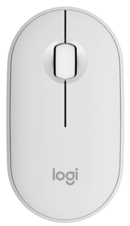 Мышь Logitech Wireless Mouse Pebble 2 M350s, Bluetooth, WHITE, [910-007013]