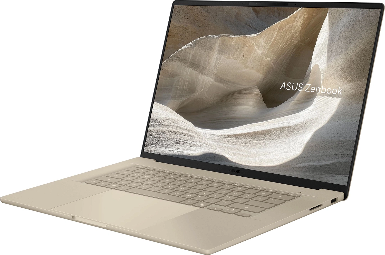 Ноутбук Asus Zenbook A16 UX3607OA-SQ020W Snapdragon X2 Elite 48Gb SSD1Tb Qualcomm Adreno 16" OLED 3K (2880x1800) Windows 11 Home beige WiFi BT Cam Bag (90NB17W1-M003U0)