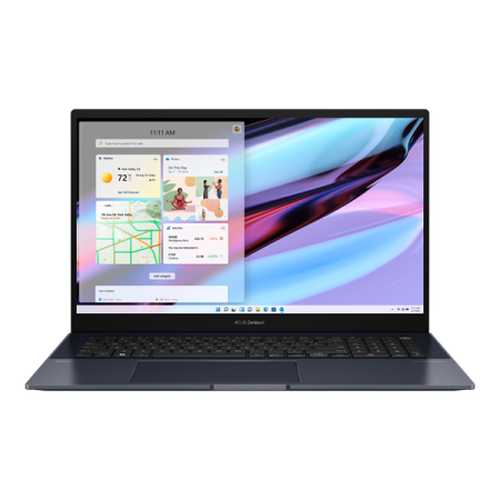 Ноутбук ASUS Zenbook Pro 17 UM6702RC-M2077W AMD Ryzen 7 6800H/16Gb/1Tb SSD M2/GF RTX 3050 4Gb/17,3" IPS FHD 1920 x 1080/WiFi6E/BT/NumPad 2.0/Windows 11 Home/2.35Kg/Tech Black/RU_EN_Keyboard