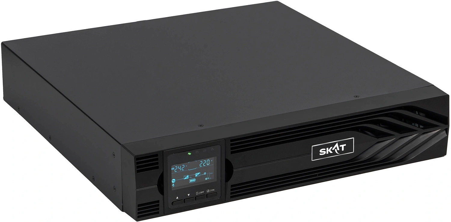 Источник бесперебойного питания Бастион 2000-Rack-ON-4X9-E P3 2000Вт 2000ВА черный