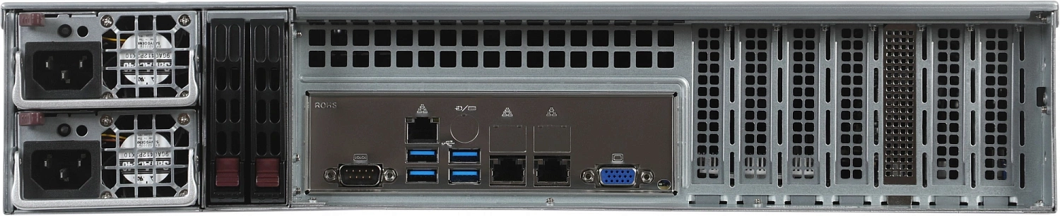 Сервер IRU Rock S2212P 2x6148 8x32Gb 2x480Gb 2.5" SSD SATA 2x1200W w/o OS (2020347)