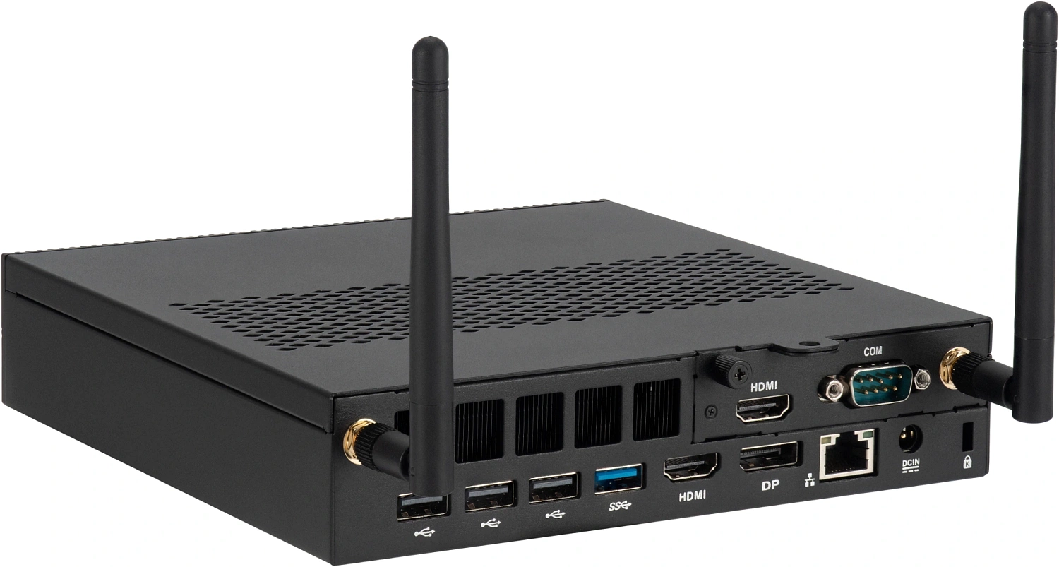 Неттоп IRU Tactio 310H6ITF i3 14100 (3.5) 8Gb SSD256Gb UHDG 730 Windows 11 Pro GbitEth WiFi BT 120W черный (RUS) (2176177)