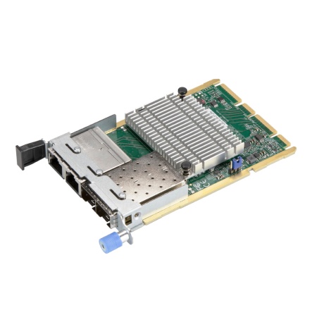 AOC-ATG-i2T2SM Advanced I/O Module (AIOM) Form Factor, 2x10GbE SFP+ (Intel® X710-BM2)