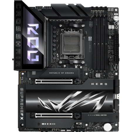 Материнская плата ASUS ROG CROSSHAIR X870E HERO AM5 ATX 4xDDR5 2xPCIEx16 5xM.2 2xUSB-C HDMI