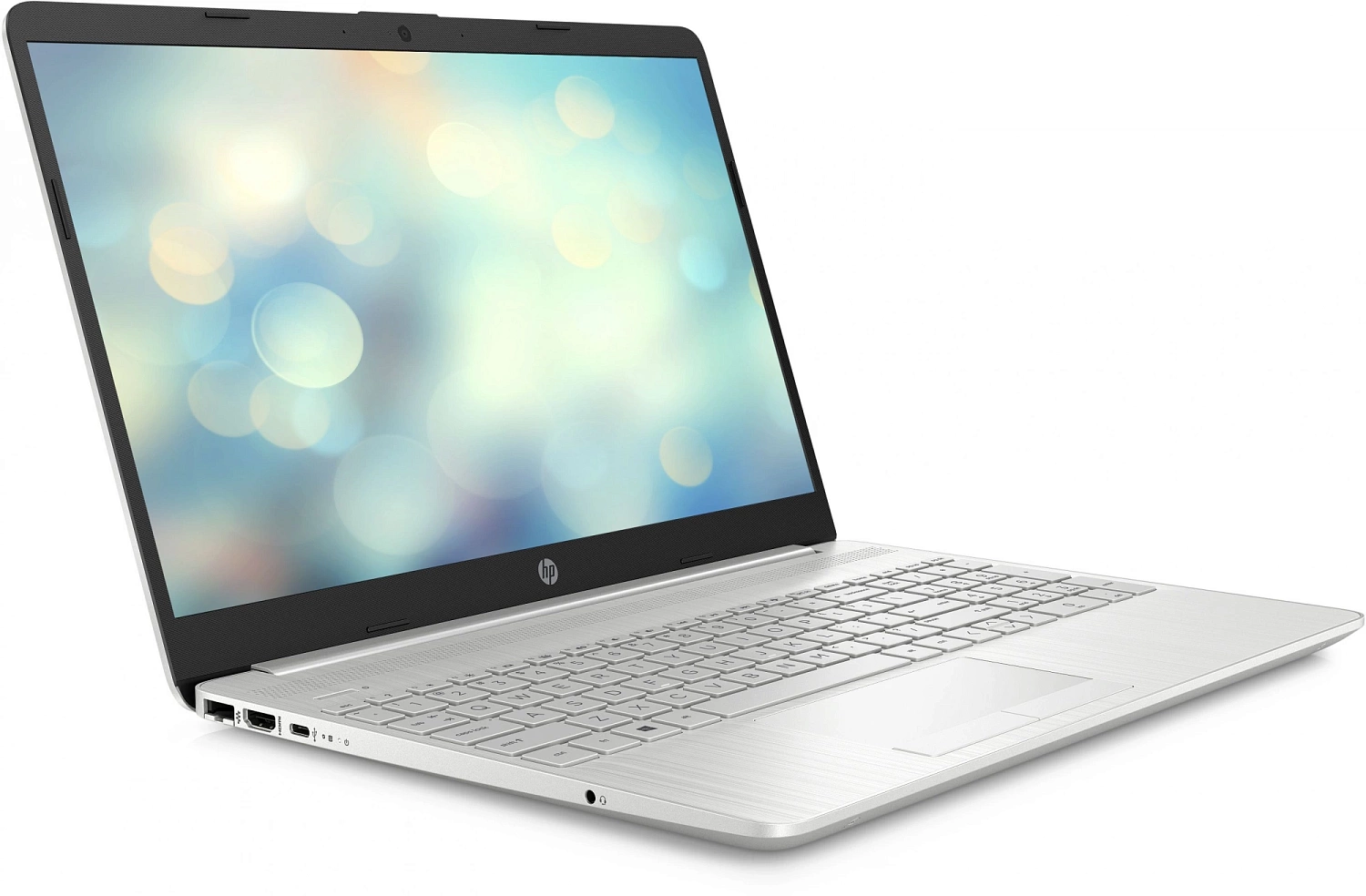 Ноутбук HP 15-dw4001ci Core i5 1235U 16Gb SSD512Gb NVIDIA GeForce MX550 2Gb 15.6" IPS FHD (1920x1080) Free DOS silver WiFi BT Cam (6L9P3EA)