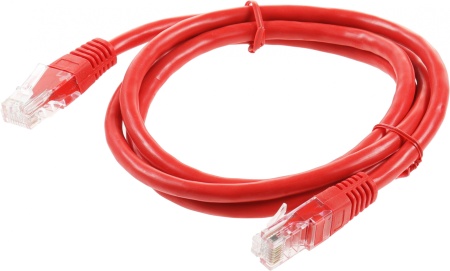 Патч-корд Premier PP6U-1M/R 10000Гбит/с UTP 4 пары cat6 CCA molded 1м красный RJ-45 (m)-RJ-45 (m)