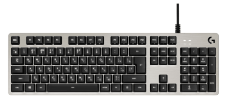 Клавиатура игровая Logitech G413 SILVER (механическая, белая подсветка) (M/N: Y-U0032)