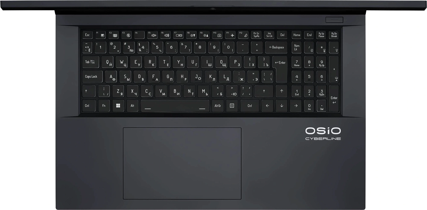 Ноутбук Osio CyberLine C170i-002 Core i5 12600H 16Gb SSD512Gb NVIDIA GeForce RTX4050 17.3" FHD (1920x1080) без ОС WiFi BT Cam