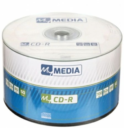 Диск CD-R MyMedia 700Mb 52x Pack wrap (50шт) (69201)