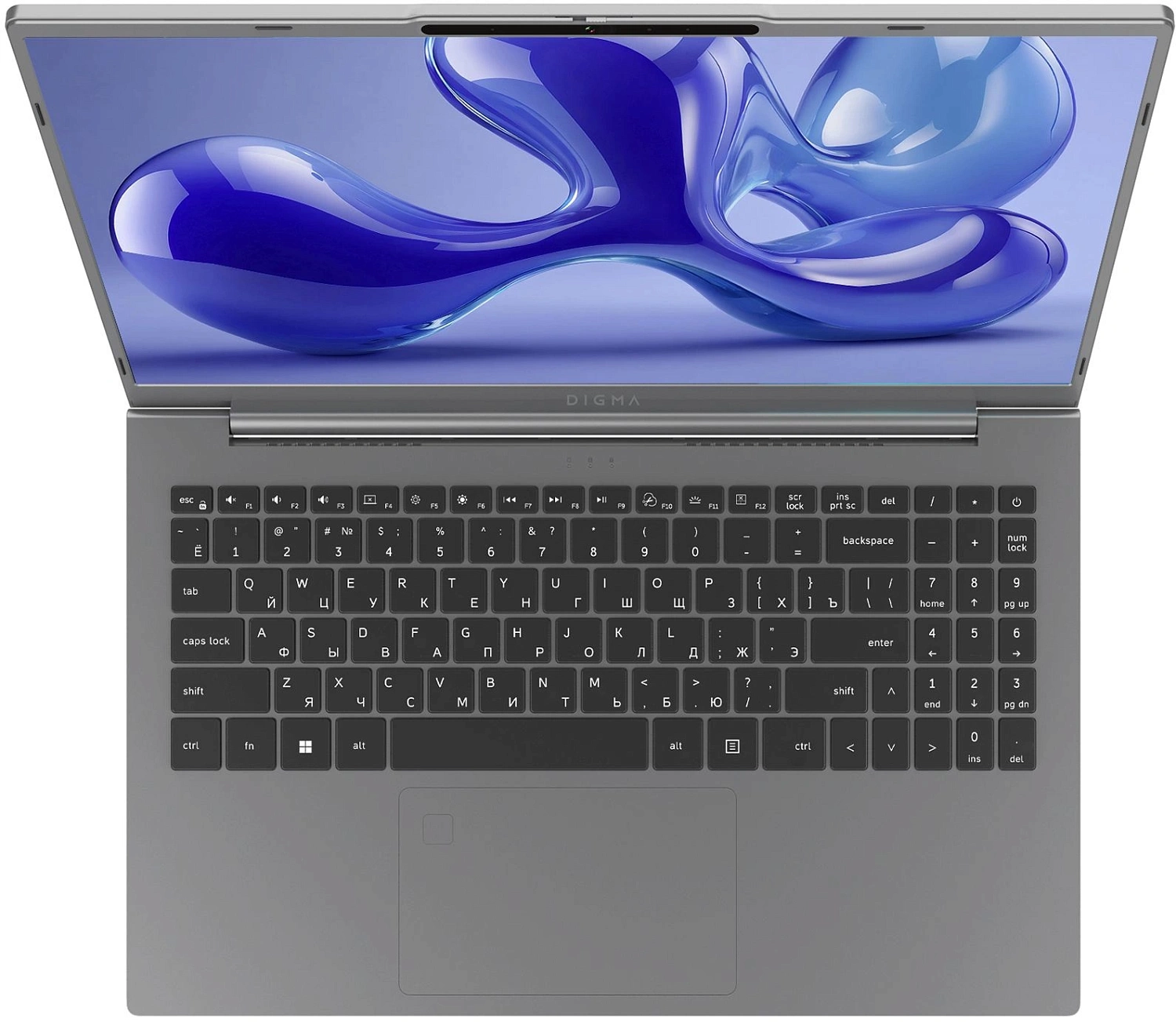 Ноутбук Digma Ascend Core i5 1235U 16Gb SSD512Gb Intel UHD Graphics 15.6" IPS FHD (1920x1080) Windows 11 Home grey WiFi BT Cam 4500mAh (DN15P5-ADXW07)
