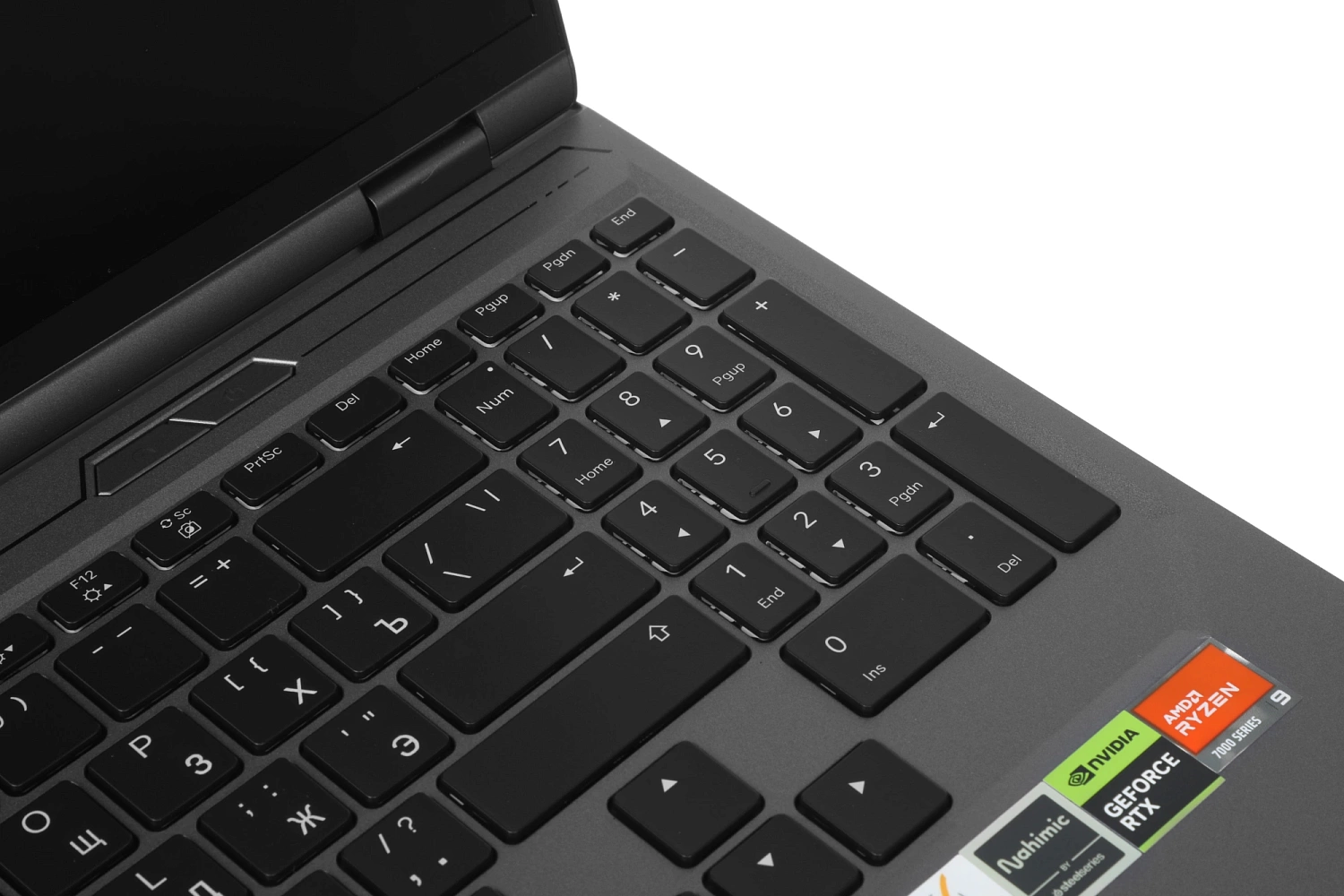 Ноутбук Chuwi GameBook Ryzen 9 7845HX 32Gb SSD1Tb NVIDIA GeForce RTX 5060 8Gb 16" IPS QHD (2560x1600) Windows 11 Pro grey WiFi BT Cam 4250mAh (CWI627-97321N1PRM6T)