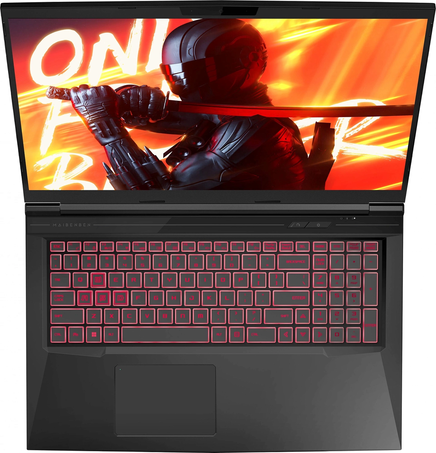 Ноутбук Maibenben X725 Core i5 12450H 16Gb SSD512Gb NVIDIA GeForce RTX4060 8Gb 17.3" IPS FHD (1920x1080) Linux black WiFi BT Cam 4100mAh (X725FSFNLBRE0)