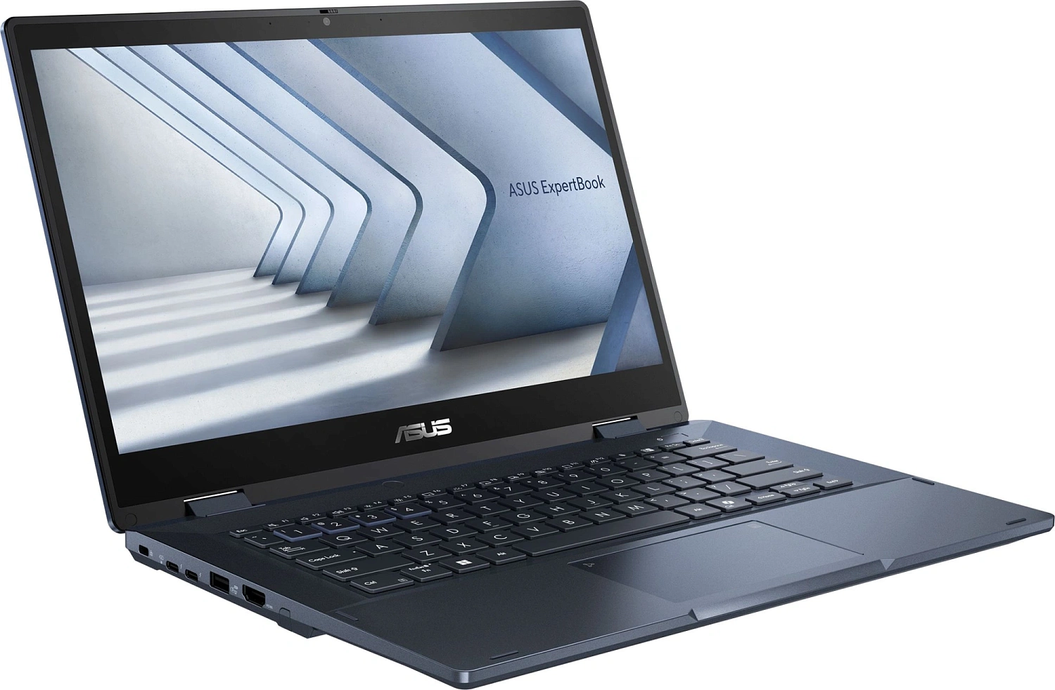 Ноутбук Asus Expertbook B3 Flip B3402FVA-I716512B7D Core 7 150U 16Gb SSD512Gb Intel UHD Graphics 14" IPS FHD (1920x1080) без ОС black WiFi BT Cam (90NX07N1-M02MD0)