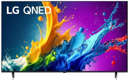 Телевизор LED LG 55" 55QNED80T6A.ARUG черный титан 4K Ultra HD 60Hz DVB-T DVB-T2 DVB-C DVB-S DVB-S2 USB WiFi Smart TV (RUS)