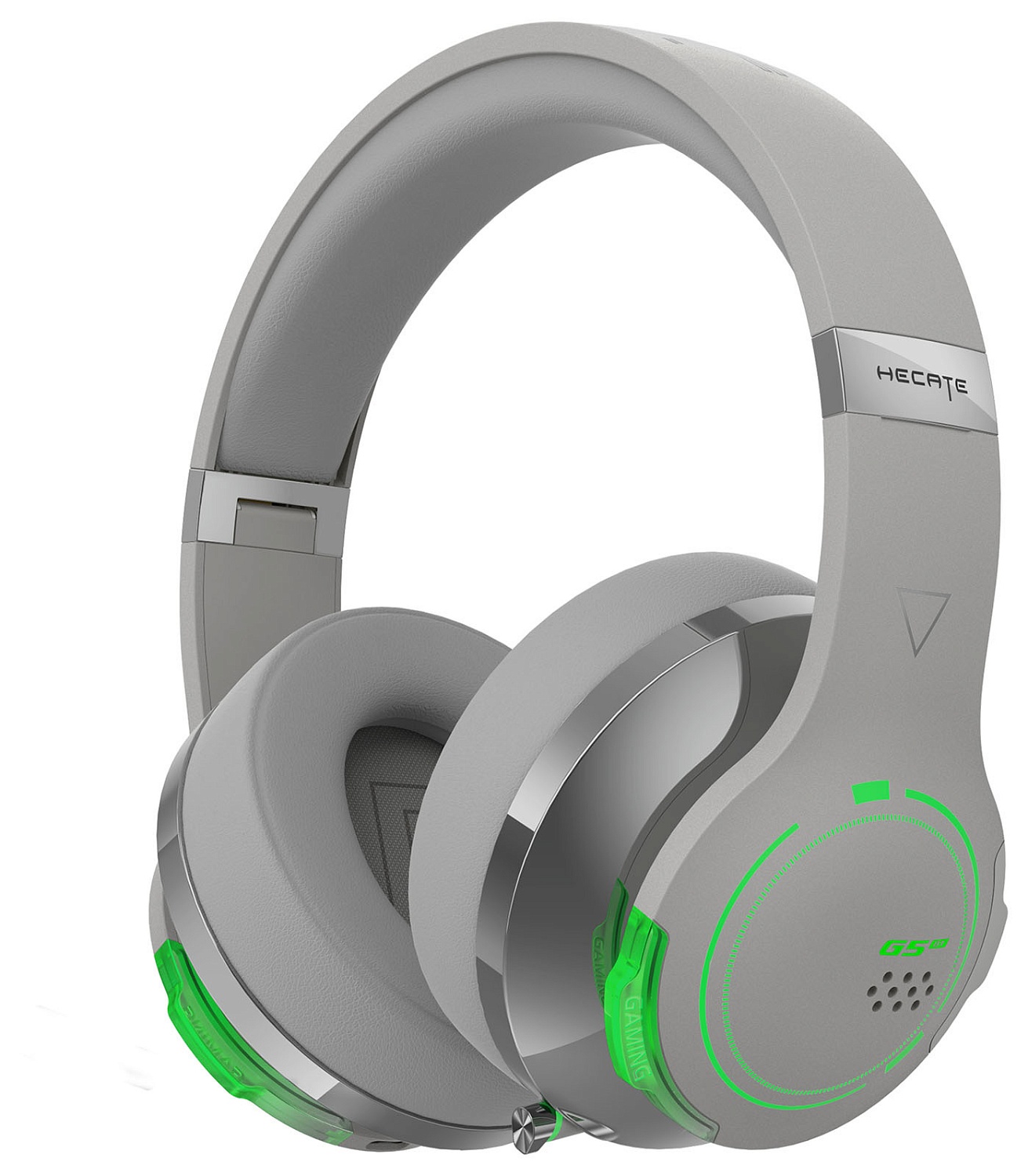 Наушники с микрофоном Edifier G5BT серый мониторные BT оголовье