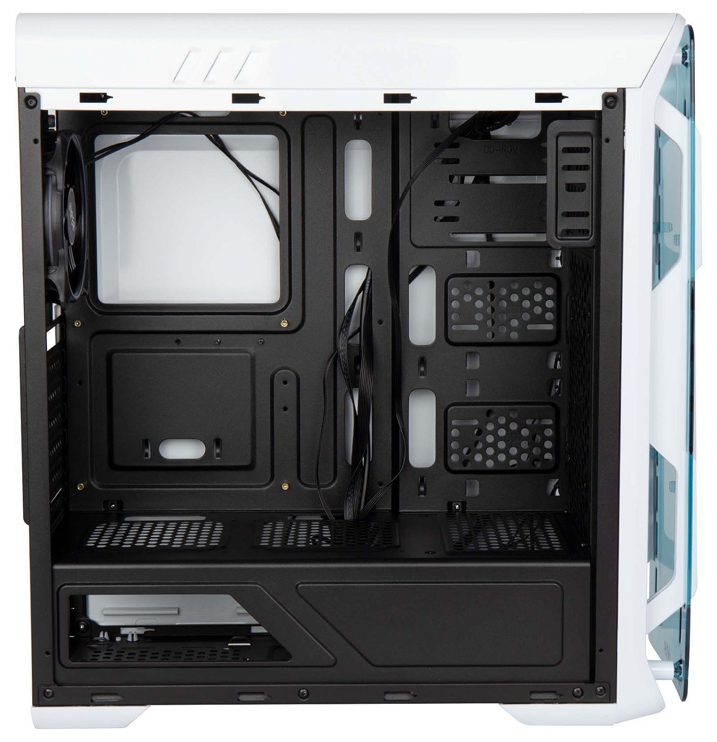 Корпус Hiper OW белый без БП ATX 2x120mm 2xUSB2.0 1xUSB3.0 audio bott PSU