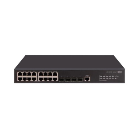 S5130S-20P-PWR-EI L2 Switch 16*10/100/1000BASE-T PoE+ (AC 185W)+ 4*1000BASE-X SFP Ports