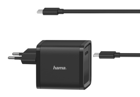 Блок питания Hama H-200005 автоматический 45W 5V-20V 3A 1xUSB от бытовой электросети