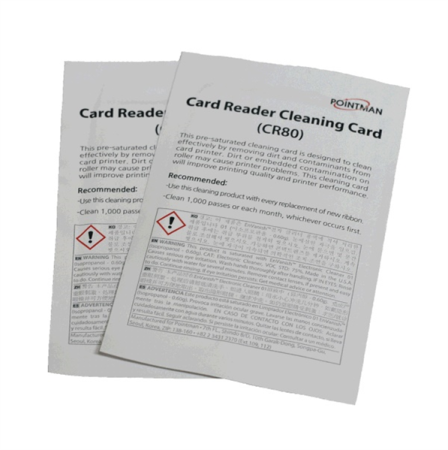 Набор чистящих карт CR80 (10шт.) для принтеров Pointman Pointman cleaning cards CR80