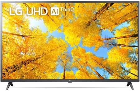 Телевизор LED LG 43" 43UQ76003LD.ADKG темный металлик 4K Ultra HD 60Hz DVB-T DVB-T2 DVB-C DVB-S DVB-S2 WiFi Smart TV (RUS)