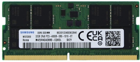 Оперативная память Samsung DDR5 32GB SO-DIMM 4800MHz (M425R4GA3BB0-CQK) 1 year, OEM