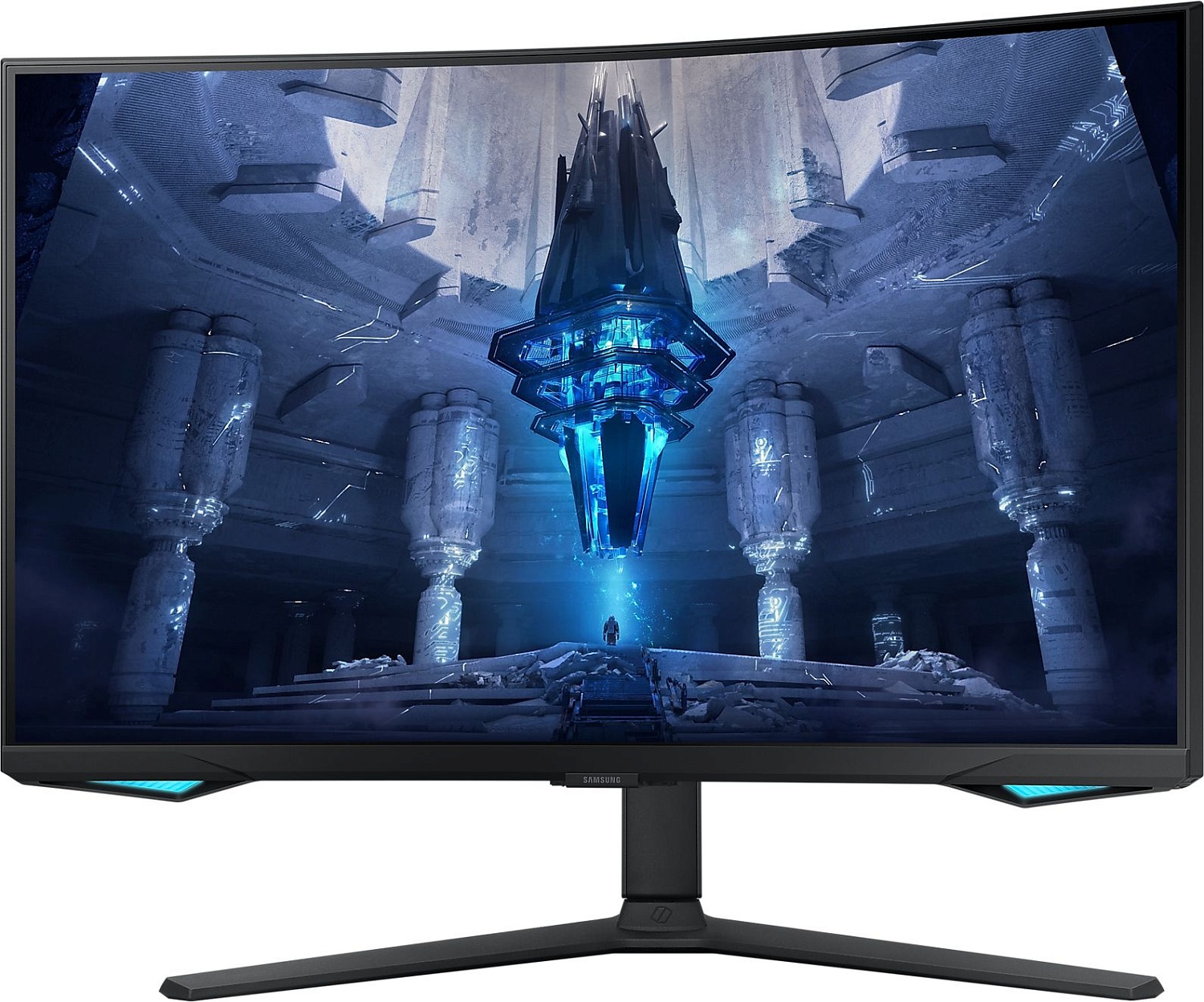 Монитор Samsung 32" Odyssey Neo G7 S32BG752NI черный VA LED 16:9 HDMI полуматовая HAS Piv 350cd 178гр/178гр 3840x2160 165Hz FreeSync Premium Pro DP 4K USB 6.7кг