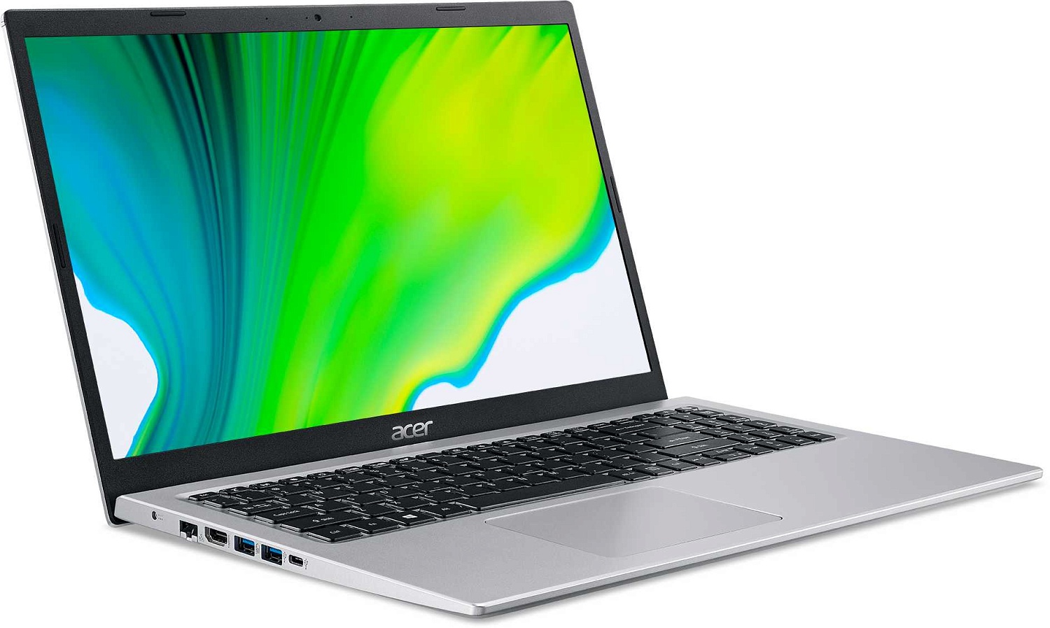Ноутбук Acer Aspire 5 A515-56-32DM Core i3 1115G4 8Gb SSD256Gb Intel UHD Graphics 15.6" IPS FHD (1920x1080) Windows 11 Home silver WiFi BT Cam (NX.AAS2A.001)