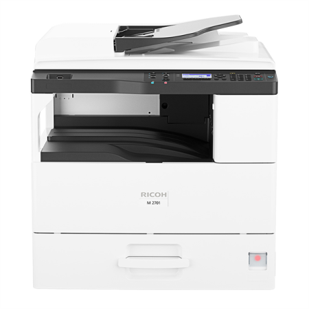 МФУ лазерное Ricoh M 2701, A3, 512Мб, 27стр/мин, дуплекс, GDI, GigaLAN, ARDF50, старт.тонер 4000стр., самозапуск (незначительное повреждение коробки)