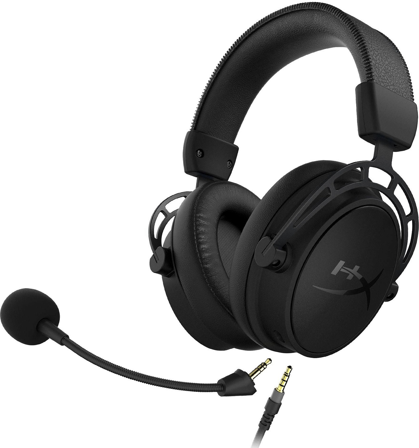 Наушники с микрофоном HyperX Cloud Alpha S Blackout (HX-HSCAS-BK) черный 2м мониторные оголовье (4P5L2AA)