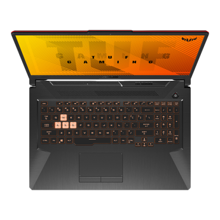 Ноутбук ASUS TUF Gaming A17 FA706IHRB-HX045 AMD Ryzen 5 4600H/16Gb/512Gb SSD/17.3"FHD IPS 144Hz  (1920x1080)AG/ GeForce GTX1650 4Gb/WiFi/BT/Cam/Illum RGB KB/no OS/2.6Kg/Graphite Black/RU_EN_Keyboard