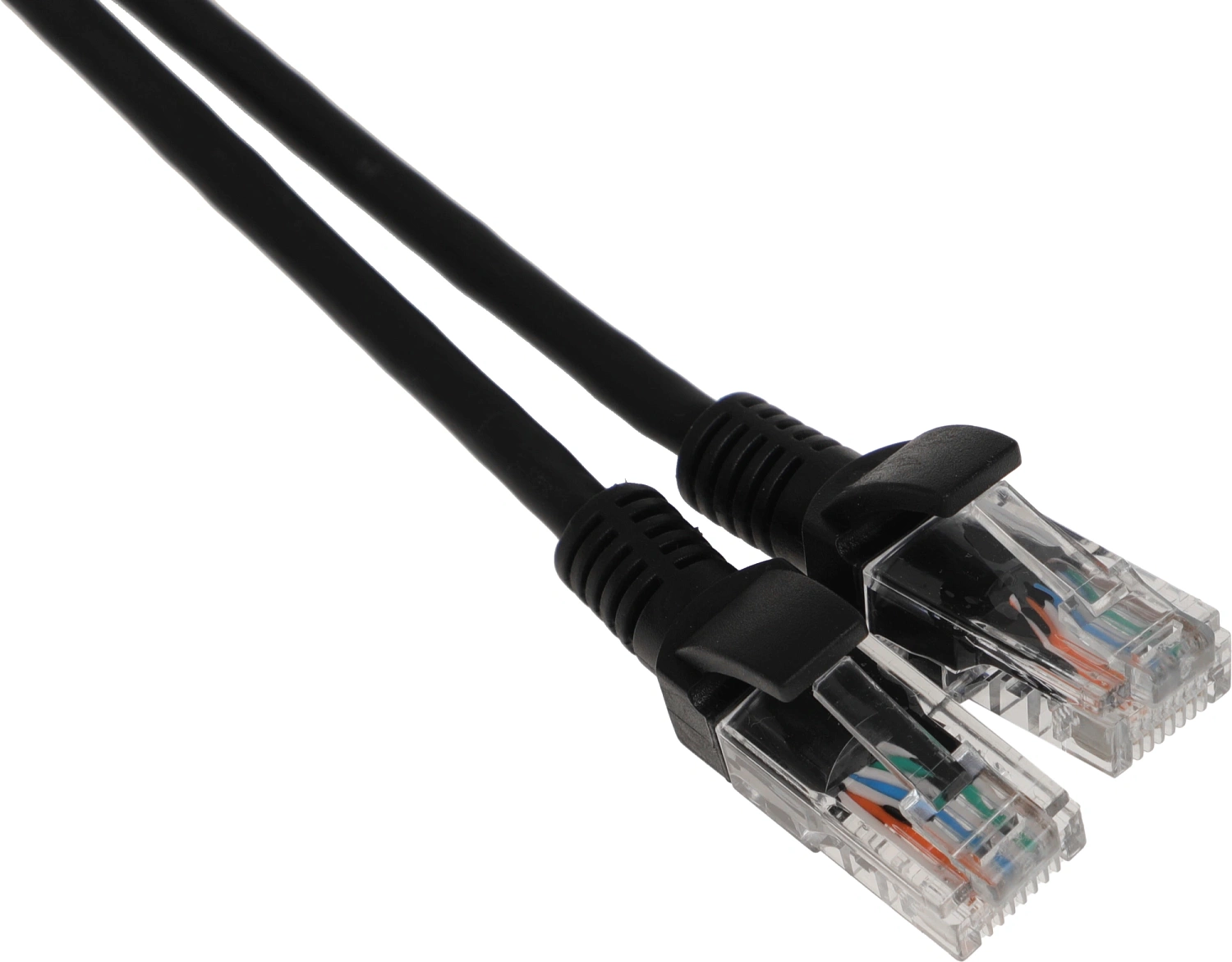 Патч-корд NTSS NTSS-PC-UTP-RJ45-5e-3.0-LSZH-BL NTSS-PC-UTP-RJ45-5E-3.0-LSZH UTP RJ-45 вил.-вилка RJ-45 кат.5E 3м черный LSZH (уп.:1шт) 26AWG