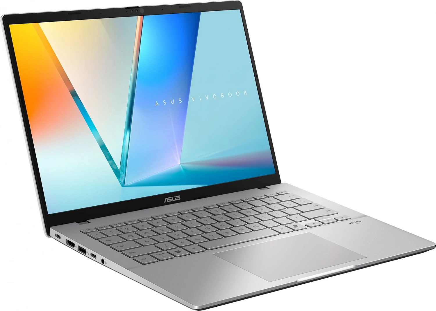 Ноутбук Asus VivoBook S14 S3407CA-LY098 Core Ultra 5 225H 16Gb SSD512Gb Intel Arc 14" IPS WUXGA (1920x1200) без ОС silver WiFi BT Cam (90NB16J1-M00770)