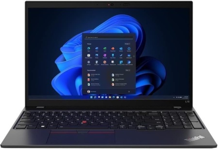 Ноутбук Lenovo ThinkPad L15 G3 Core i5 1235U 8Gb SSD256Gb Intel UHD Graphics 15.6" IPS FHD (1920x1080) Windows 11 Professional 64 black WiFi BT Cam (21C4S3TF00)