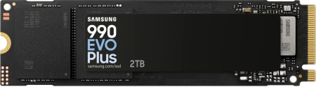 Тведотельный накопитель SSD M.2 (PCI-E NVMe 2.0 Gen 4.0 x4) 2Tb Samsung 990 EVO plus (R6300/W7250MB/s) 1year