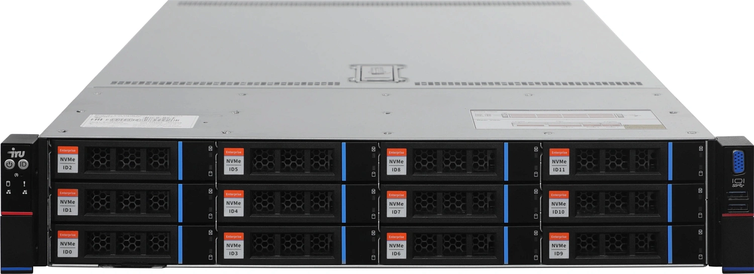 Сервер IRU Rock g2212p 2x8358 4x32Gb 2x480Gb SSD SATA 9460-8i 2x10Gb 2x1300W w/o OS (2195534)