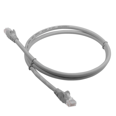 Патч-корд Lanmaster LAN-PC45/U6-1.5-GY UTP RJ-45 вил.-вилка RJ-45 кат.6 1.5м серый LSZH (уп.:1шт)