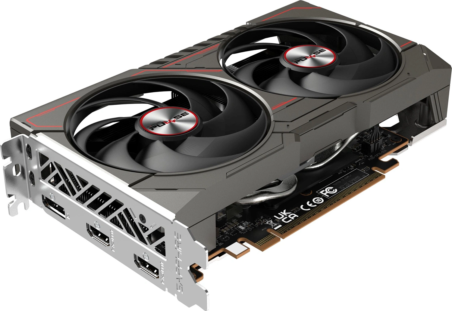Видеокарта Sapphire RX9060XT PULSE 8GB GDDR6 128bit DP 2xHDMI 2FAN RTL