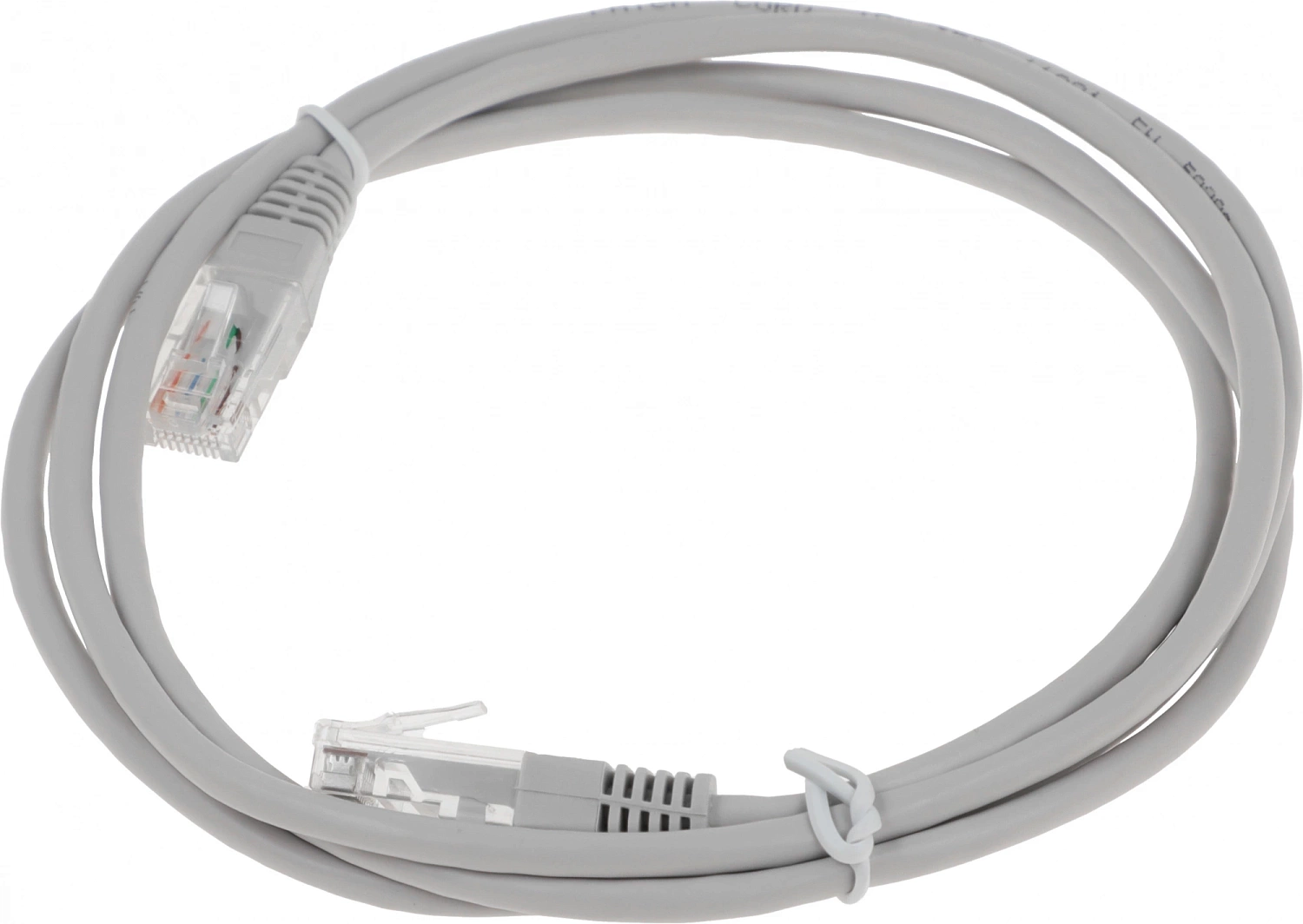 Патч-корд Lanmaster TWT-45-45-1.5-GY UTP RJ-45 вил.-вилка RJ-45 кат.5E 1.5м серый ПВХ (уп.:1шт)