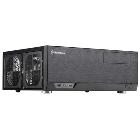 SST-GD09B Grandia HTPC ATX Computer Case, Silent High Airflow Performance, black (221280)