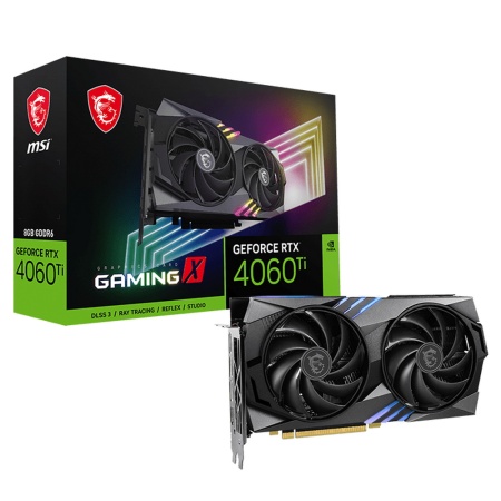 RTX4060Ti GAMING X 8GB GDDR6 128-bit DPx3 HDMI ATX 2FAN GDDR6 3xDP HDMI 128bit PCI-E Gen4x8 RTL