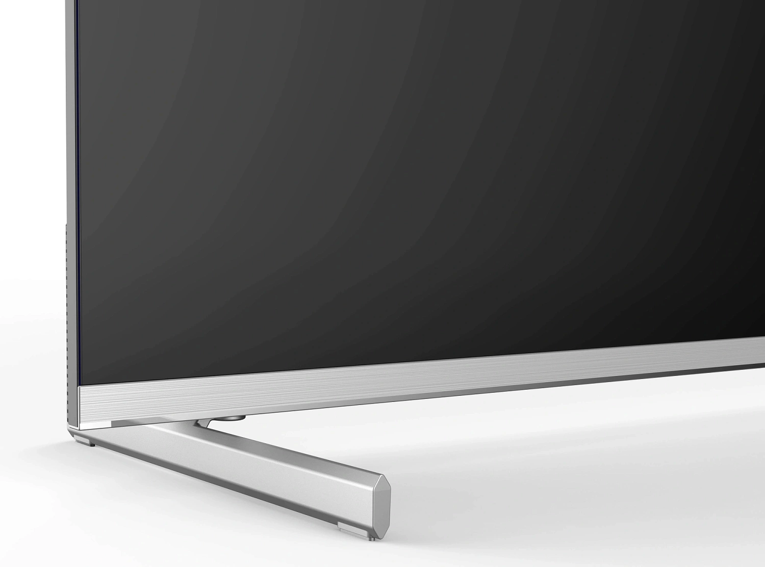Телевизор QLED Digma Pro 55" Mini LED 55Q Google TV Frameless серебристый 4K Ultra HD 144Hz MEMC DVB-T DVB-T2 DVB-C DVB-S DVB-S2 USB WiFi Smart TV