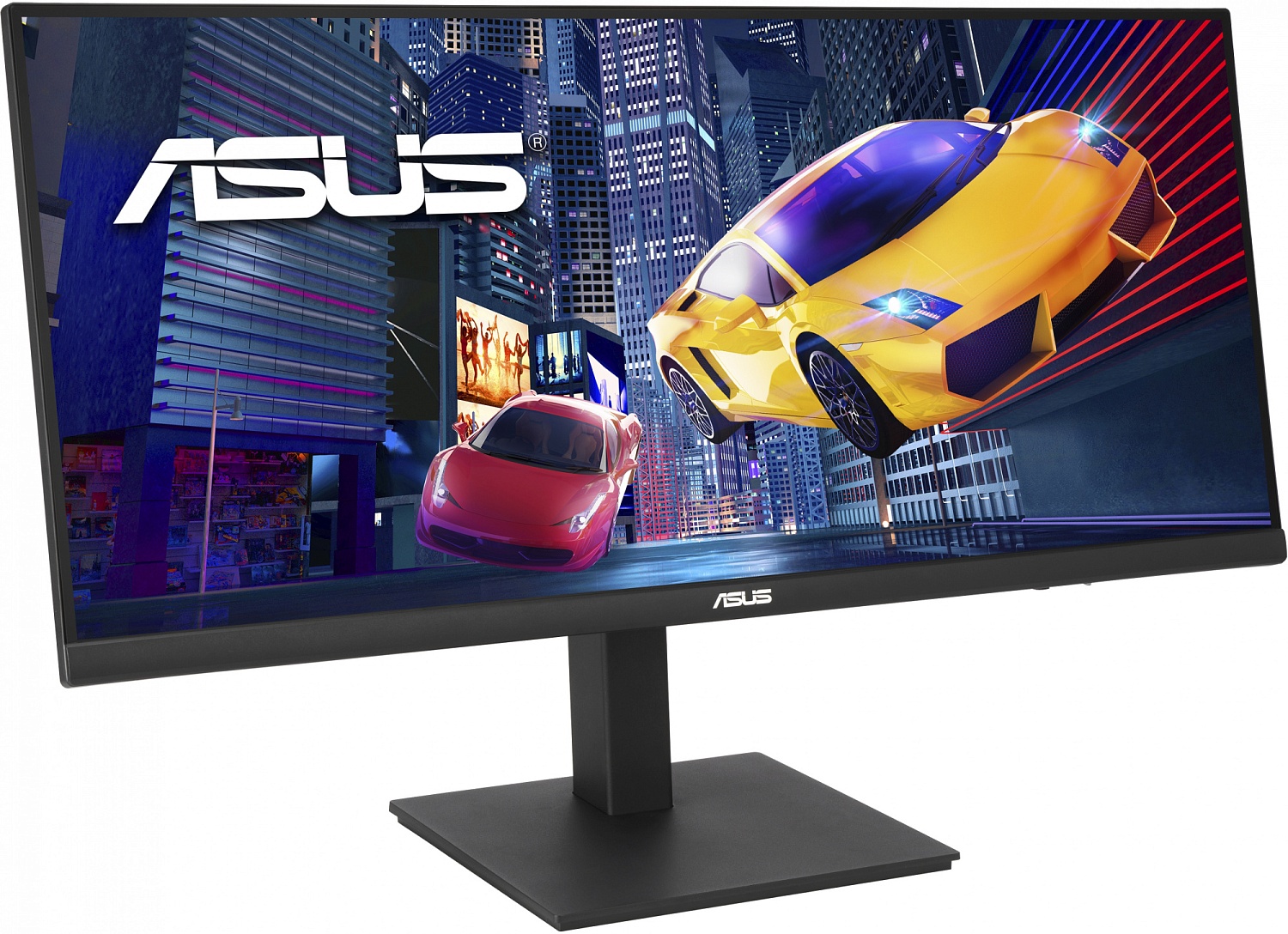 Монитор Asus 34" Gaming VP349CGL черный IPS LED 1ms 21:9 HDMI M/M матовая HAS Piv 300cd 178гр/178гр 3440x1440 100Hz FreeSync DP UW USB 9.27кг