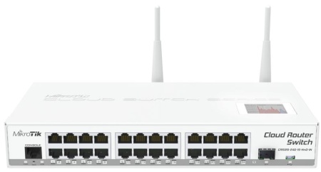 Коммутатор MikroTik CRS125-24G-1S-2HND-IN 24G 1SFP управляемый