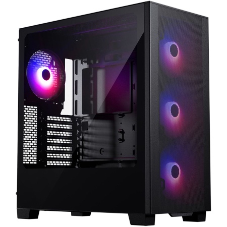 Корпус PHANTEKS 523 XT Pro Ultra Black, 4x140mm ARGB Fan, Front dust filter, Tempered Glass, Mid-Tower
