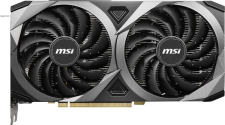 Видеокарта MSI PCI-E 4.0 RTX 3060 Ti VENTUS 2X 8GD6X OC NVIDIA GeForce RTX 3060Ti 8192Mb 256 GDDR6X 1695/19000 HDMIx1 DPx3 HDCP Ret