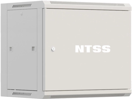 Шкаф коммутационный NTSS Премиум (NTSS-W12U6060FD) настенный 12U 570x600мм пер.дв.металл 60кг серый 27кг